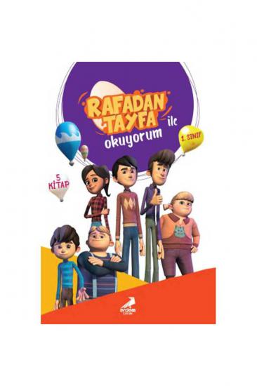 1. Sınıf TRT Rafadan Tayfa ile Okuyorum Kitap Seti (5 Kitap)