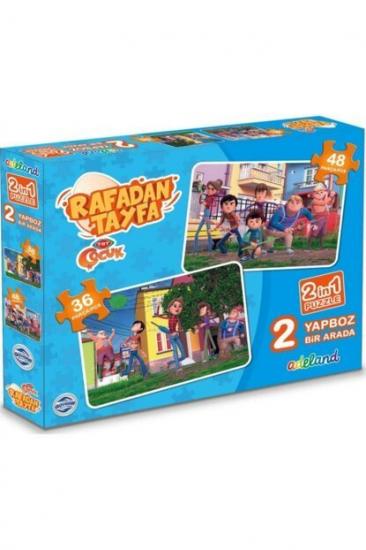 Adeland Trt Çocuk Rafadan Tayfa Kutulu 2’li Yapboz/Puzzle 36+48 Parça