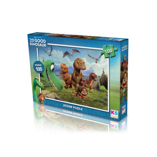 Disney Pixar Good Dinosaur (İyi Dinazor) Kutulu Puzzle/Yapboz 100 Parça