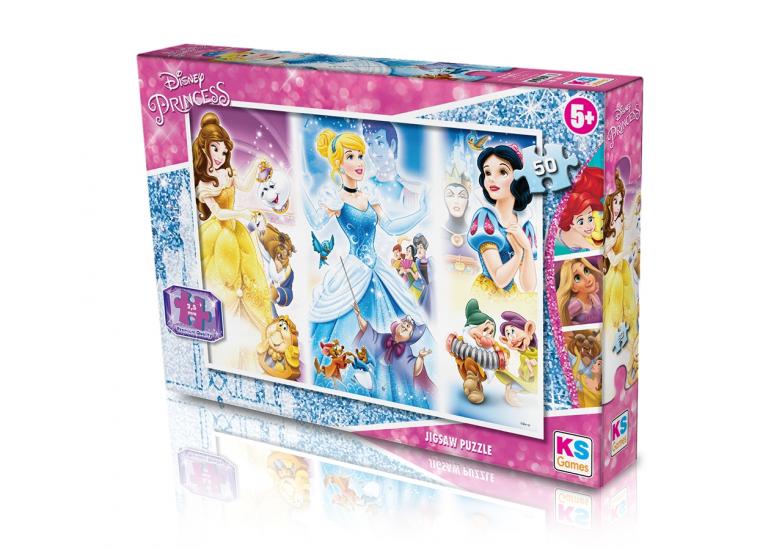 Disney Princess (Prenses) Kutulu Puzzle/Yapboz 50 Parça