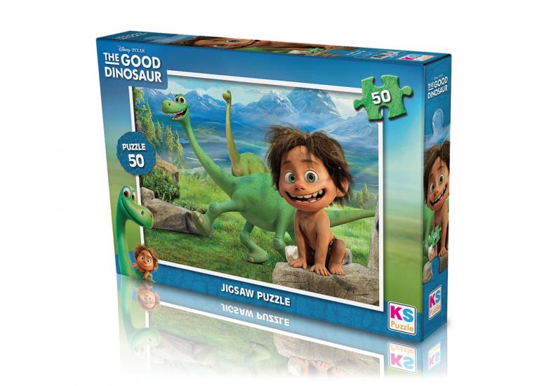 Disney Pixar Good Dinosaur (İyi Bir Dinazor) Lisanslı Kutulu Puzzle/Yapboz 50 Parça