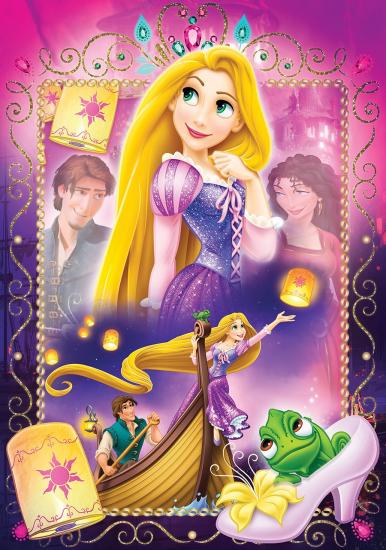 Rapunzel (Tangled) Lisanslı Kutulu Puzzle/Yapboz 50 Parça