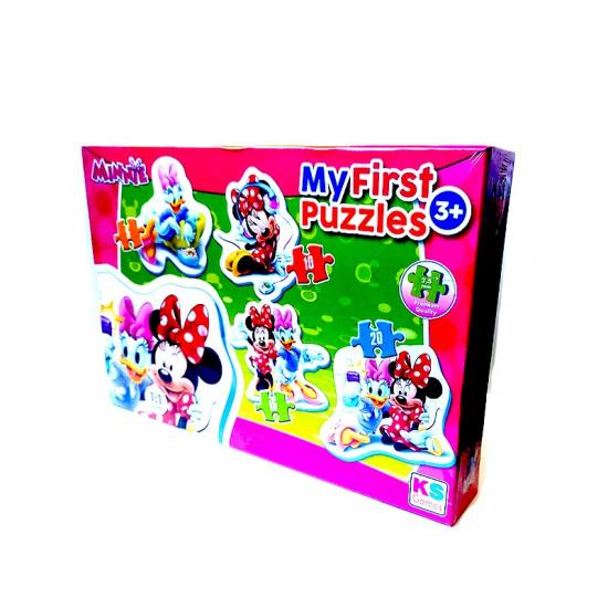 Minnie My First Puzzle 4’lü Kutulu Puzzle/Yapboz 5/10/15/20 Parça