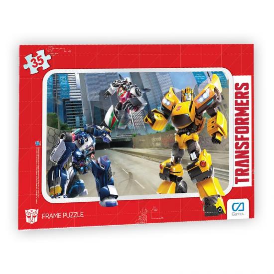 Transformes Frame Puzzle/Yapboz 35 Parça Kırmızı Tema