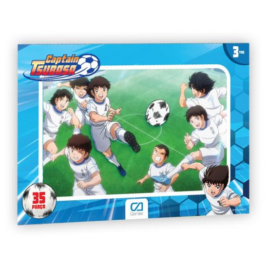 Kaptan Tsubasa Lisanslı Frame Puzzle/Yapboz 35 Parça