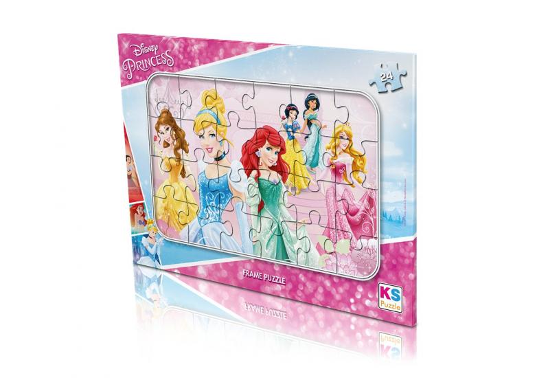 Disney Princess (Prenses) Frame Puzzle/Yapboz 24 Parça