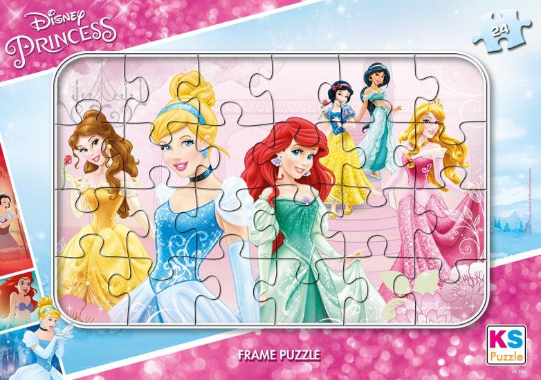 Disney Princess (Prenses) Frame Puzzle/Yapboz 24 Parça