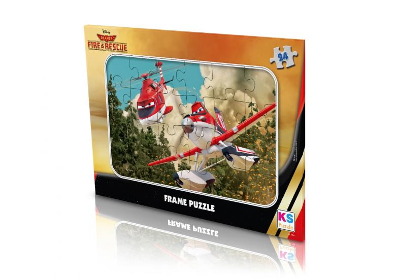 Disney Planes Dusty (Uçaklar) 24 Parça Frame Puzzle/Yapboz