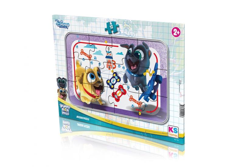 Puppy Dog Pals Bingo ve Rolinin Maceraları Frame Puzzle/Yapboz 12 Parça