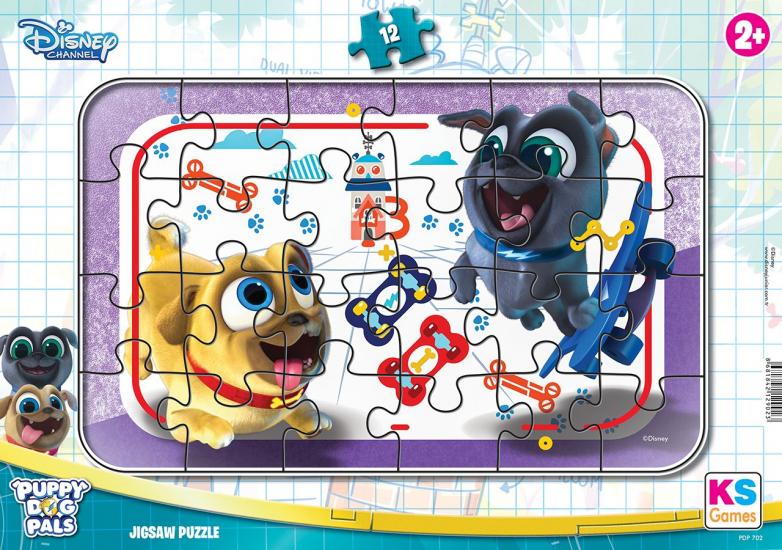 Puppy Dog Pals Bingo ve Rolinin Maceraları Frame Puzzle/Yapboz 12 Parça