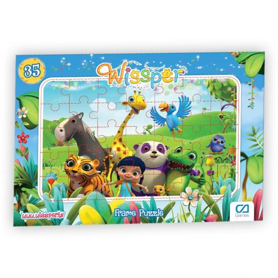 Wissper Frame Puzzle/Yapboz 35 Parça Mavi Tema