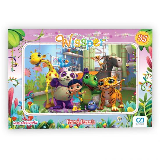 Wissper Frame Puzzle/Yapboz 35 Parça Pembe Tema