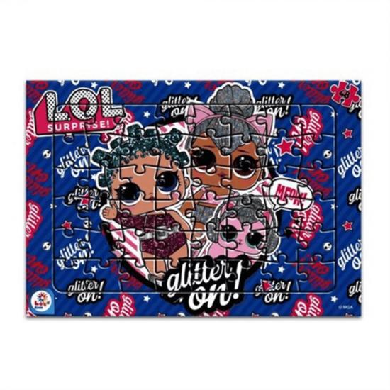 LOL Bebekler Surprise 48 Parça Lisanslı Frame Puzzle/Yapboz