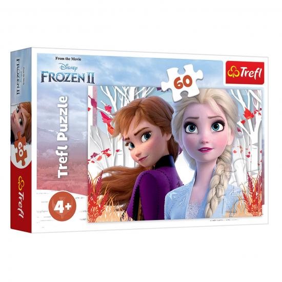 Elsa Frozen II Büyülü Dünya Kutulu Puzzle/Yapboz 60 Parça
