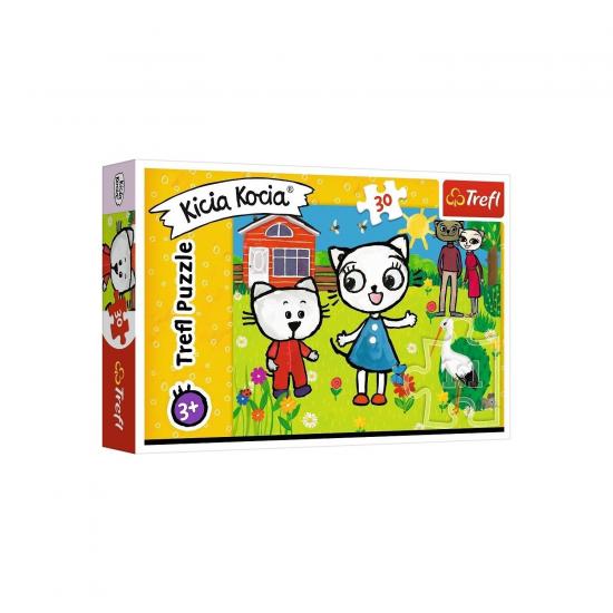 Kedi Kit’in Maceraları Kutulu Puzzle/Yapboz 30’parça