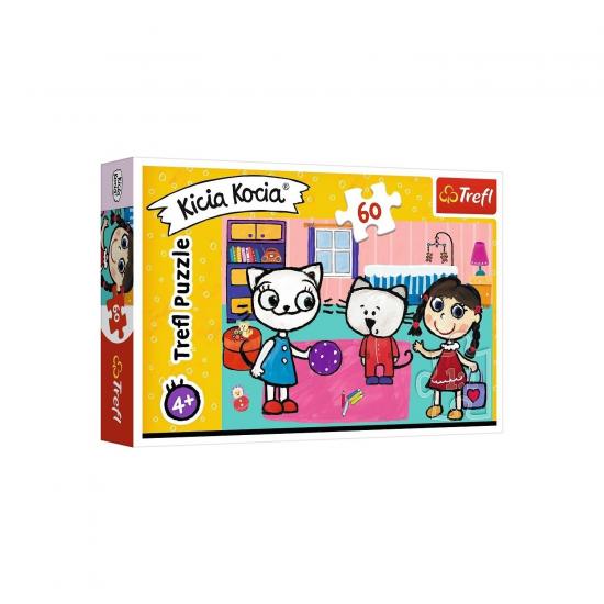 Kedi Kit Arkadaşlarıyla Birlikte Kutulu Puzzle/Yapboz 60’parça