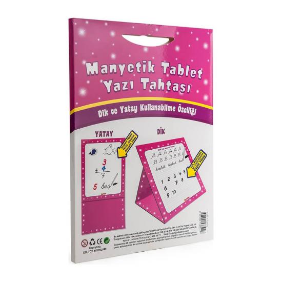 Eğitici Manyetik Yazı Tahtası Pembe