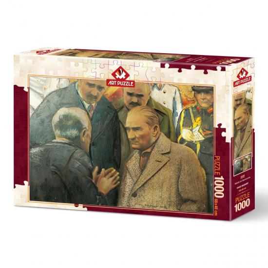 Atatürk ve Depremzede 1000 Parça Puzzle