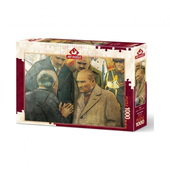 Atatürk ve Depremzede 1000 Parça Puzzle