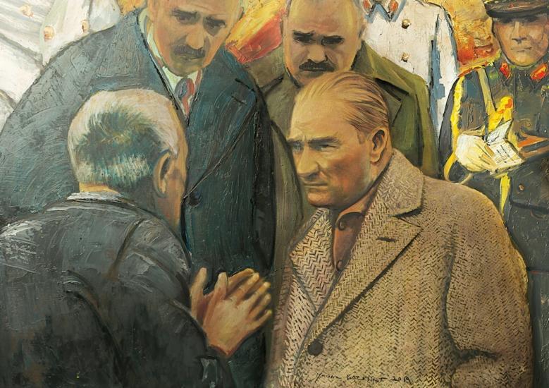 Atatürk ve Depremzede 1000 Parça Puzzle