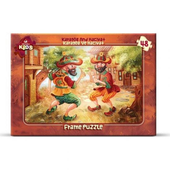 Hacivat ile Karagöz 48 Parça Puzzle/Yapboz