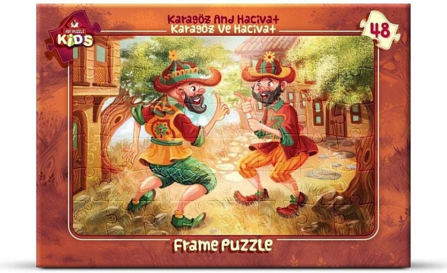 Hacivat ile Karagöz 48 Parça Puzzle/Yapboz