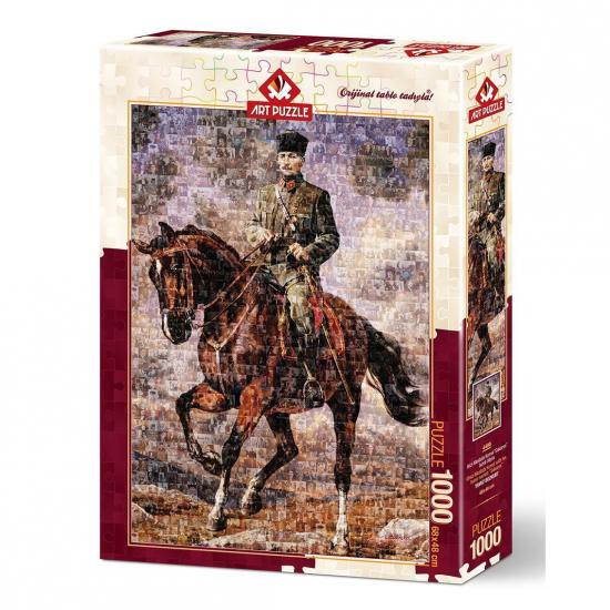 Gazi Mustafa Kemal Atatürk Sakarya Savaşı’nda Kutulu Puzzle/Yapboz 1000 Parça