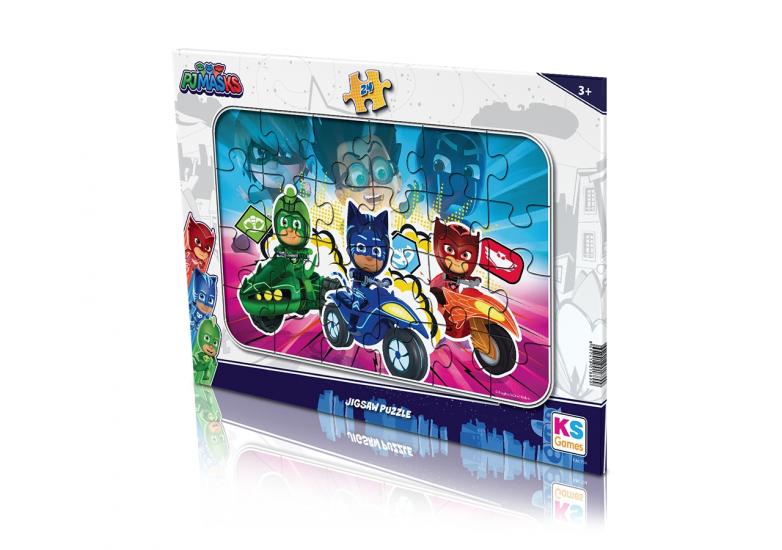 PJ MASKS Pijamaskeliler Frame Puzzle/Yapboz 24 Parça