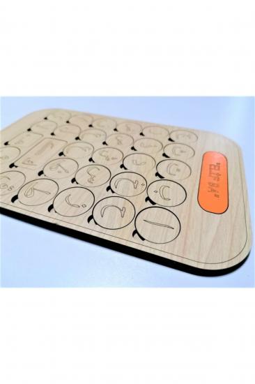 Eğitici Montessori Elif Ba Bul Tak Ahşap Öğretici Oyuncak