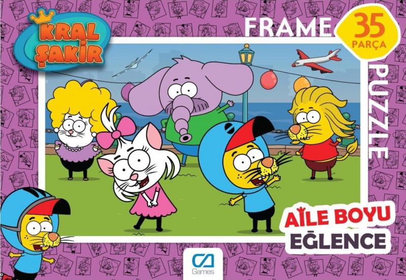 Kral Şakir 2’li Lisanslı Frame Puzzle/Yapboz Set