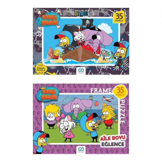 Kral Şakir 2’li Lisanslı Frame Puzzle/Yapboz Set