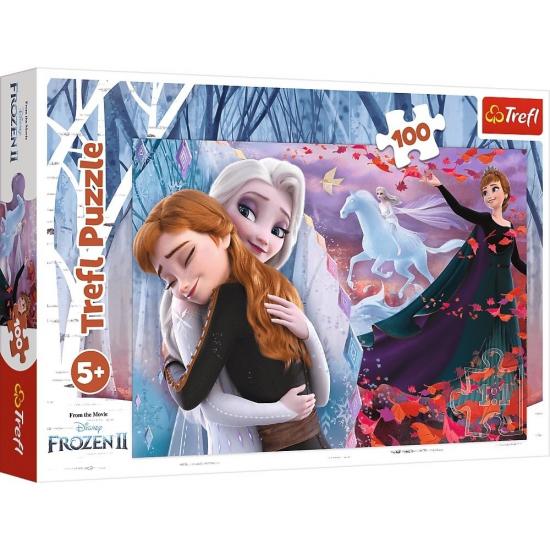 Elsa Frozen II Büyülü Toprak Kutulu Puzzle/Yapboz 100 Parça