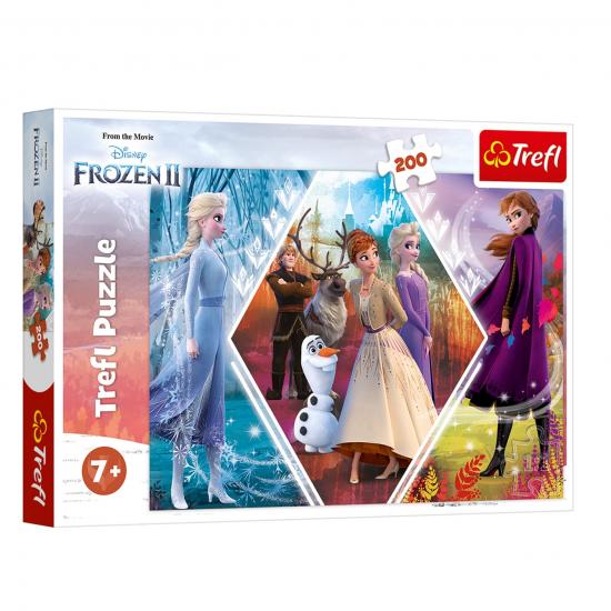 Elsa Frozen II Sisters In Frozen Kutulu Puzzle/Yapboz 200 parça