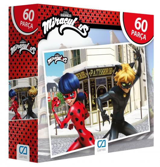 Miraculous (Uğur Böceği ile Karakedi) Kutulu Puzzle/Yapboz 60’parça