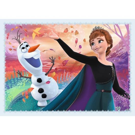 Elsa Frozen II Ormandaki Sihir 4’lü Puzzle/Yapboz (35+48+54+70 Parça)