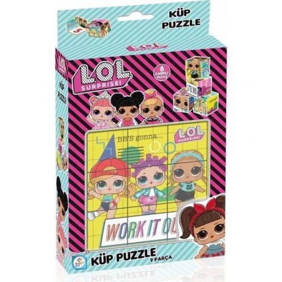 L.O.L (LOL Bebekler) Eğitici Küp Puzzle/Yapboz