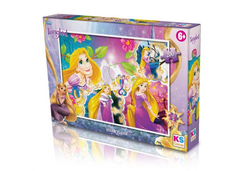 Disney Rapunzel (Tangled) Lisanslı Kutulu Puzzle/Yapboz 200 Parça