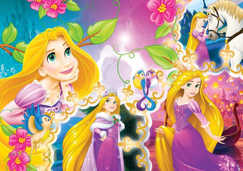 Disney Rapunzel (Tangled) Lisanslı Kutulu Puzzle/Yapboz 200 Parça