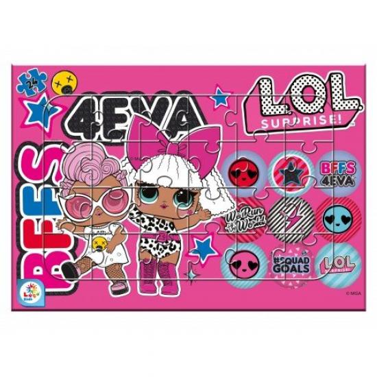 LOL Bebekler Surprise 24 Parça Lisanslı Frame Puzzle/Yapboz