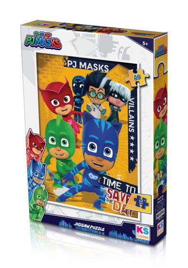 Pj Mask Pijamaskeliler Kutulu Puzzle 50 Parça