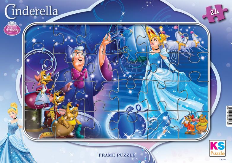 Cinderella (Kül Kedisi ve Sindirella) 24 Parça Puzzle/Yapboz
