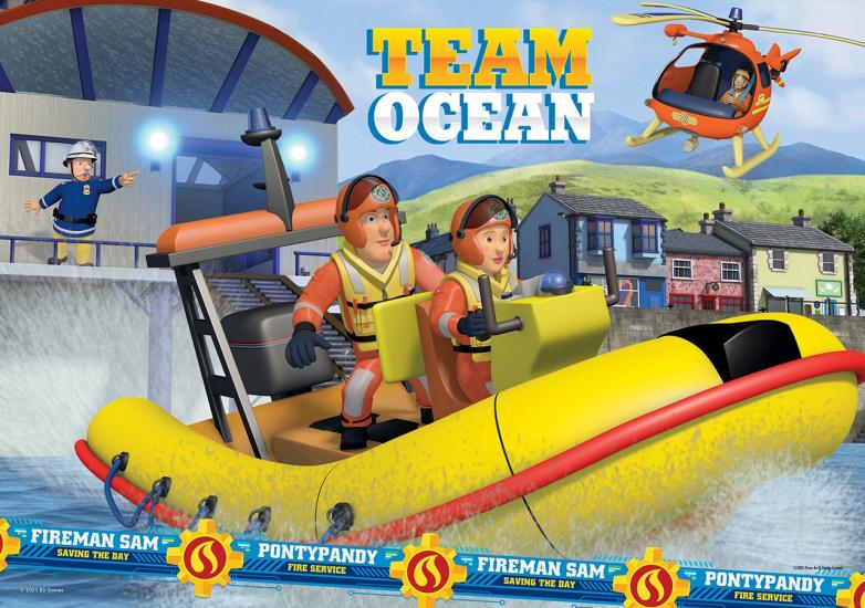 İtfayeci Sam (Fireman Sam) Lisanslı Puzzle/Yapboz 50 Parça