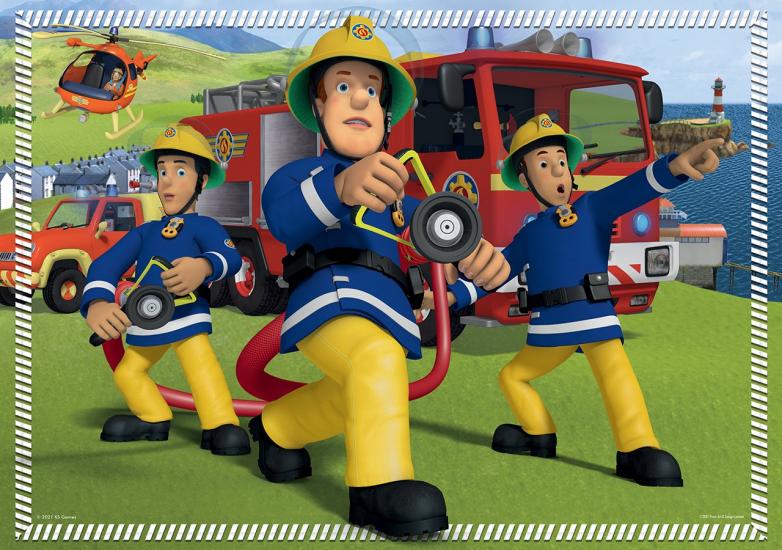 İtfayeci Sam (Fireman Sam) Lisanslı Puzzle/Yapboz 100 Parça