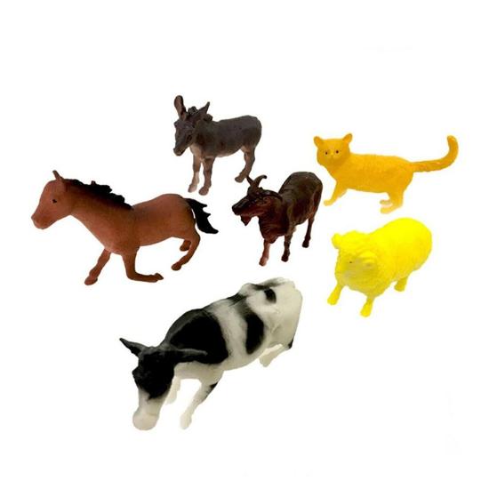 Eğitici PVC Sevimli Çiftlik Hayvanları (6’lı Set)