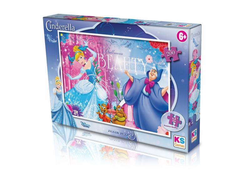 Disney Cinderella (Sindirella) 200 Parça Kutulu Puzzle/Yapboz