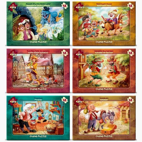 Masal Kahramanları Serisi 6’lı Set Puzzle/Yapboz