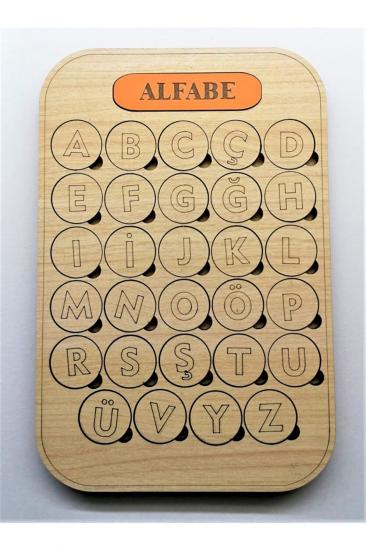 Eğitici Ahşap Harfler/Elif-ba/Tetris 3 lü Bultak Puzzle Set