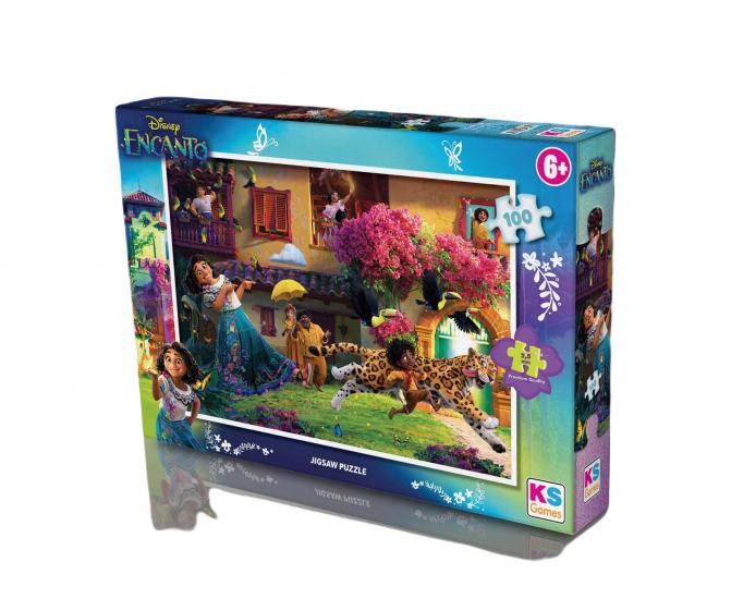 Disney Encanto Mirabel 100 parça Lisanslı Frame Puzzle/Yapboz