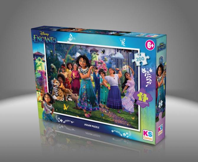 Ks Games Encanto Mirabel 200 parça Lisanslı Frame Puzzle/Yapboz