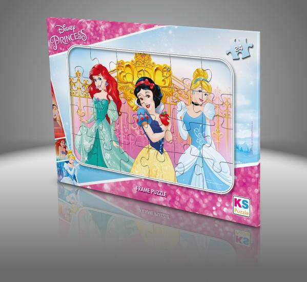 Disney Princess Frame Puzzle Yapboz 24 Parça